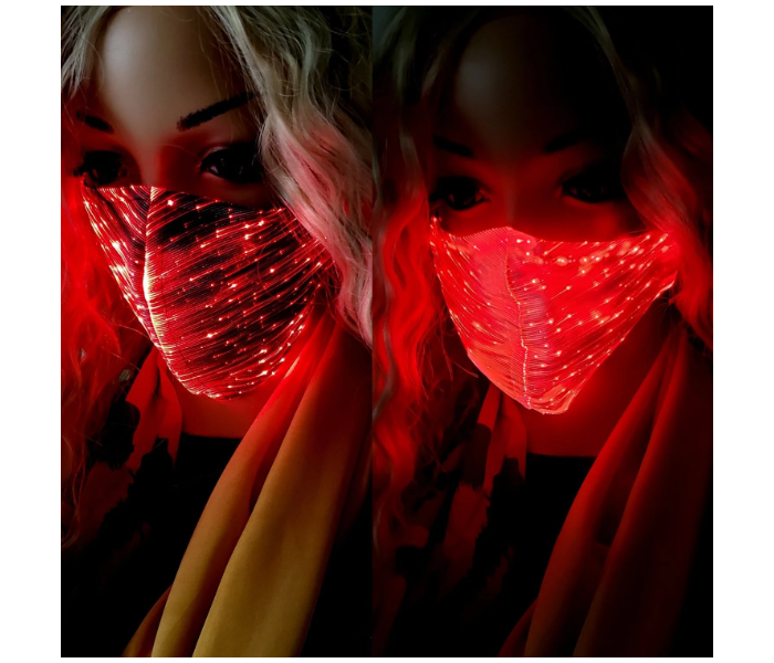 LED Light Up Face Mask  - Zoom Image 5