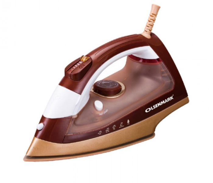 Olsenmark OMSI1750 2200W Ceramic Steam Iron - Brown - Zoom Image