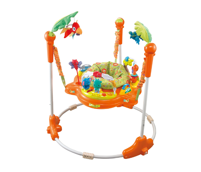 Babylove 33-63568 Baby Love Happy Jungle Jumperoo - Orange - Zoom Image