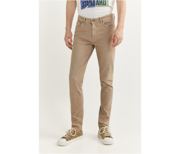 Springfield SS20 5 Pockets Cotton Sport Trousers EU 36 For Men – Light Brown - Zoom Image 2