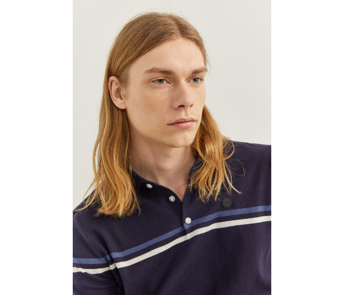 Springfield SS20 Polo T-Shirt XX -Large For Men - Navy - Zoom Image 4