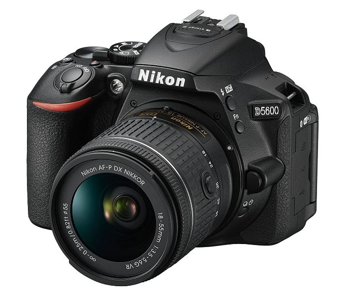 Nikon D5600 24.2MP DSLR Camera with AF-P 18-55mm f 3.5 to 5.6 Lens VR Kit - Black - Zoom Image 3