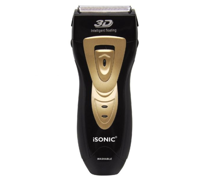 Isonic iH 846 Rechargeable And Washable Men Shaver - Black - Zoom Image