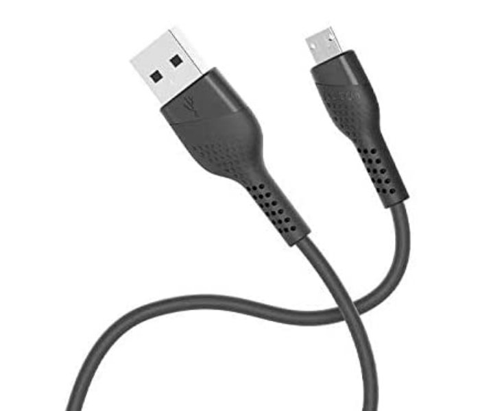 Porodo 1.2 Meter PVC Micro USB Cable - Black - Zoom Image