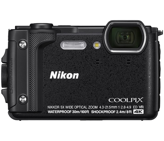 Nikon Coolpix W300 16MP Digital Still Camera with Nikkor 5X Wide Optical Zoom - Black - Zoom Image 1