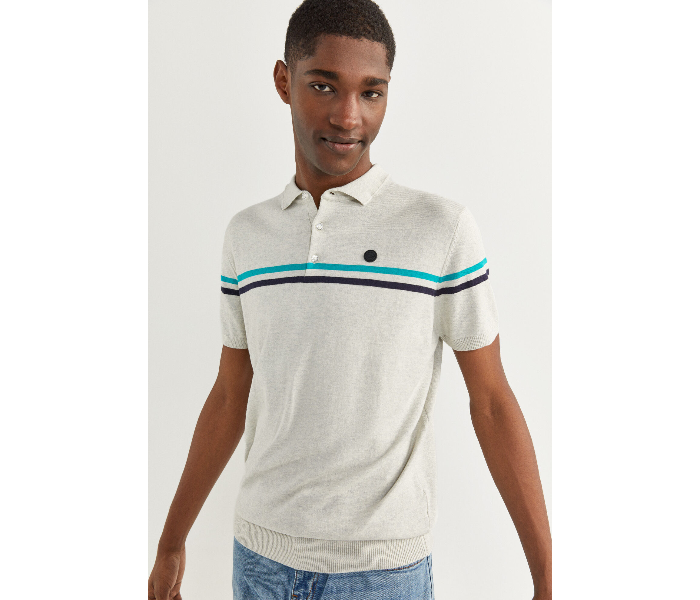 Springfield SS20 Polo T-Shirt Small For Men - Light Cream - Zoom Image 1