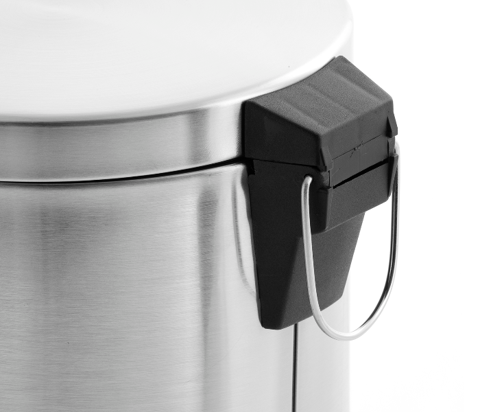 Royalford RF5128 20 Litre Stainless Steel Pedal Bin - Silver & Black - Zoom Image 5