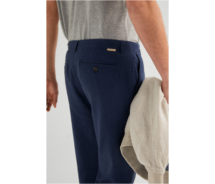 Springfield SS19 Sport Trousers Chinos EU 38 For Men - Medium Blue - Zoom Image 3