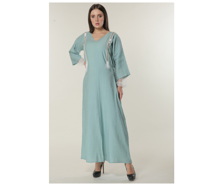 Moistreet Medium Green Kaftan - Zoom Image 1