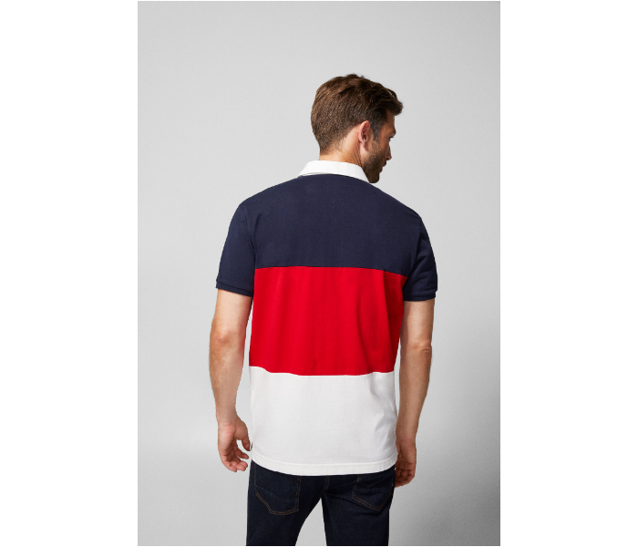 Springfield AW18 Polo Fancy T-Shirt Small For Mens - Blue And Red - Zoom Image 4