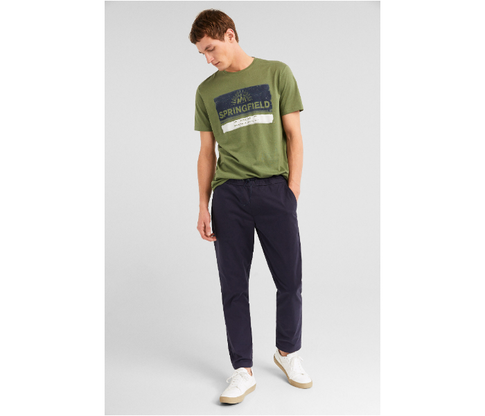 Springfield SS19 Sport Trousers Chinos Small For Men - Navy Blue - Zoom Image 2