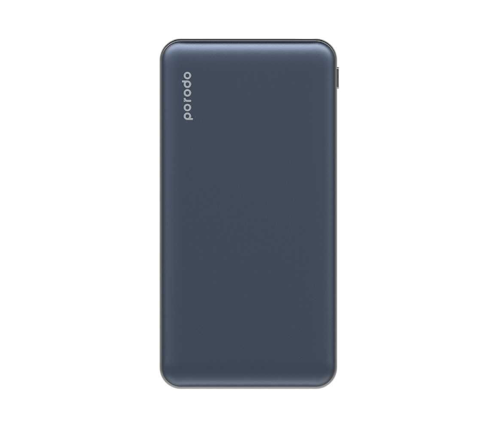 Porodo Super Slim Fashion Series 10000mAh Power Bank with 18W Power Delivery - Blue Navy - Zoom Image 1