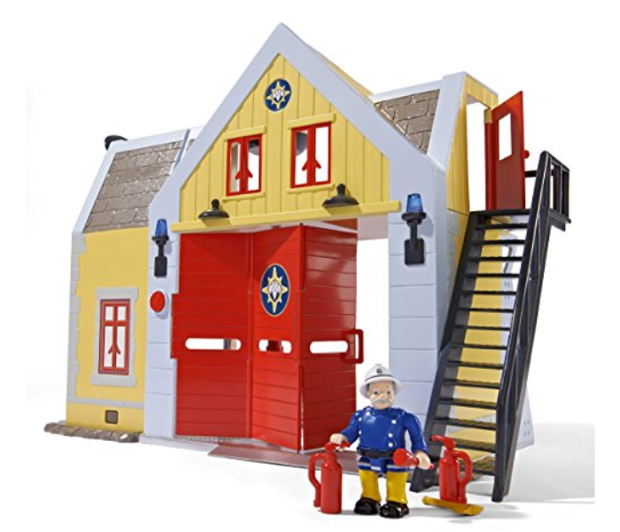 Simba Fireman Sam With Fire Station - Zoom Image