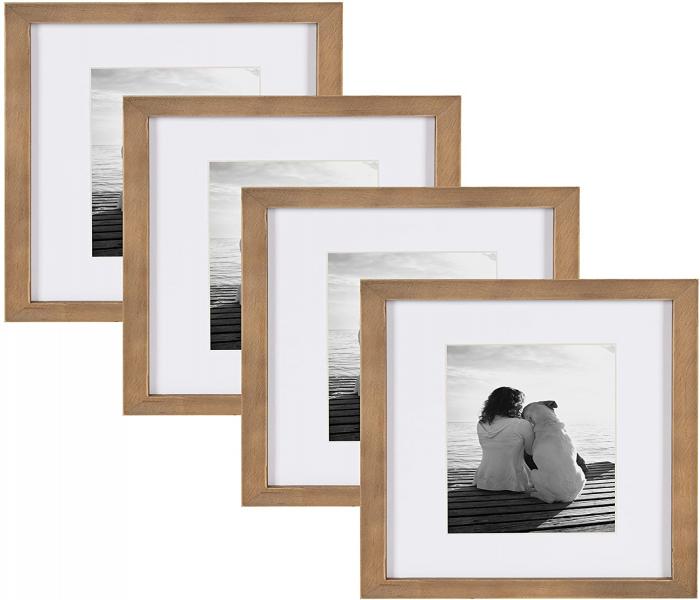 ART SA4CWF Pencil Portraits A4 Couple Picture with Wooden Frame - Zoom Image