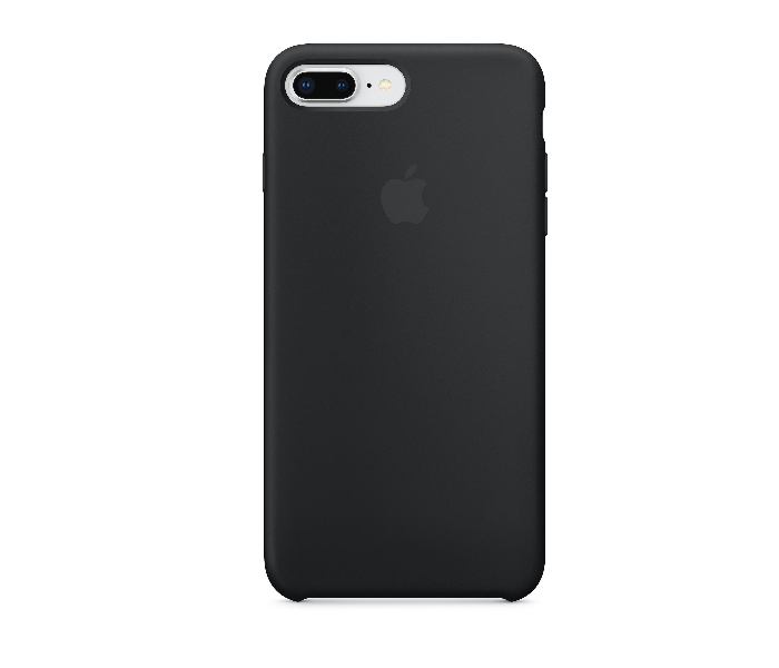 IQ Silicone Case Protector for Apple iPhone 7 Plus and 8 Plus - Majestic Black - Zoom Image 1