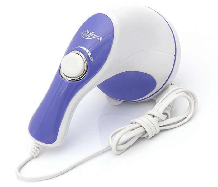 Relax 5 in 1 Fat Burner Tone Spin Body Massager - White - Zoom Image 4