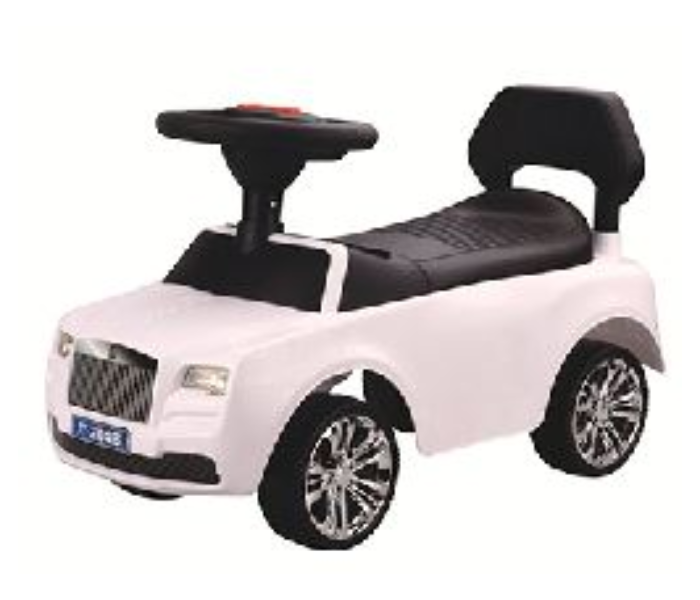 Babylove 28-04B Babylove Ride-On Car - White - Zoom Image 1