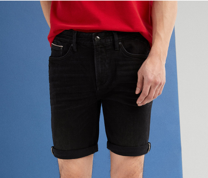 Springfield Denim Bermudas EU 34 - Black - Zoom Image 1