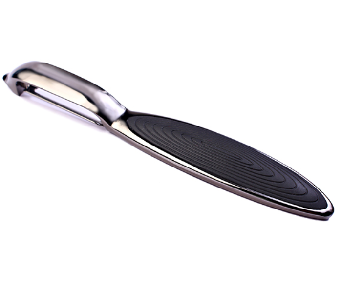 Royalford RF4642 Stainless Steel T-Peeler - Black - Zoom Image 1