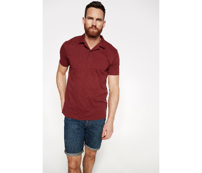 Springfield AW18 Polo Fancy T-Shirt XX-Large For Men - Maroon - Zoom Image 2