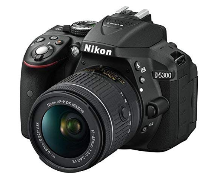 Nikon D5300 24.2MP DSLR Camera with AF-P 18-55mm f 3.5-5.6 Lens VR Kit - Black - Zoom Image 3