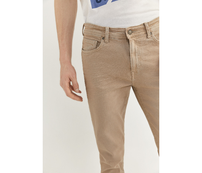 Springfield SS20 5 Pockets Cotton Sport Trousers EU 30 For Men – Light Brown - Zoom Image 4