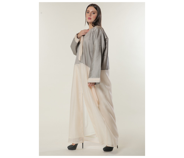 Moistreet Extra Large Colorblock Casual Abaya - Zoom Image 2