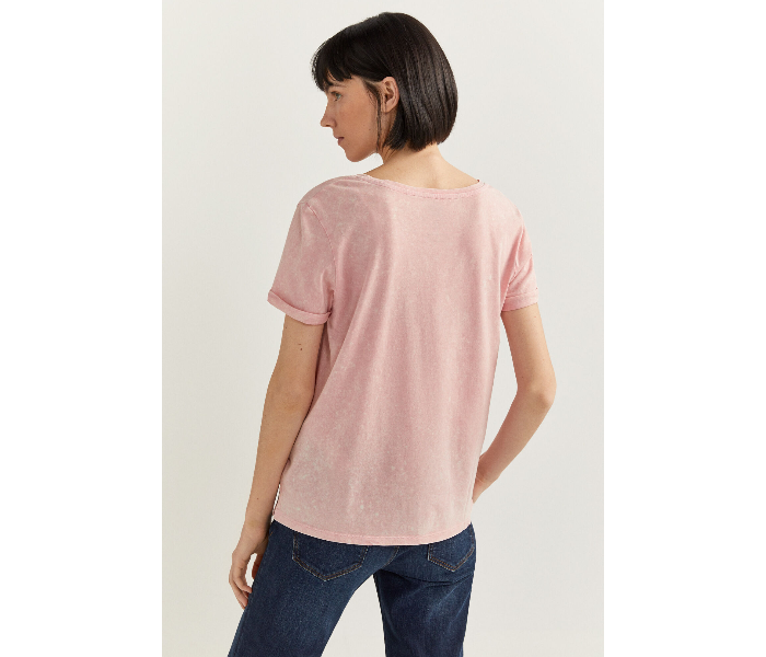 Springfield SS20 Short Sleeve Pink Panther Printed T-Shirt X-Large For Women - Pink - Zoom Image 3