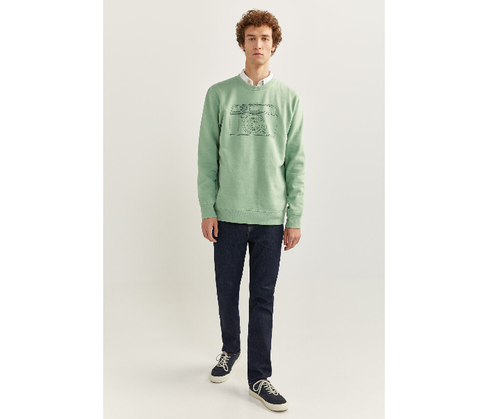 Springfield SS20 Knitwear Sweatshirt Small - Green - Zoom Image 2