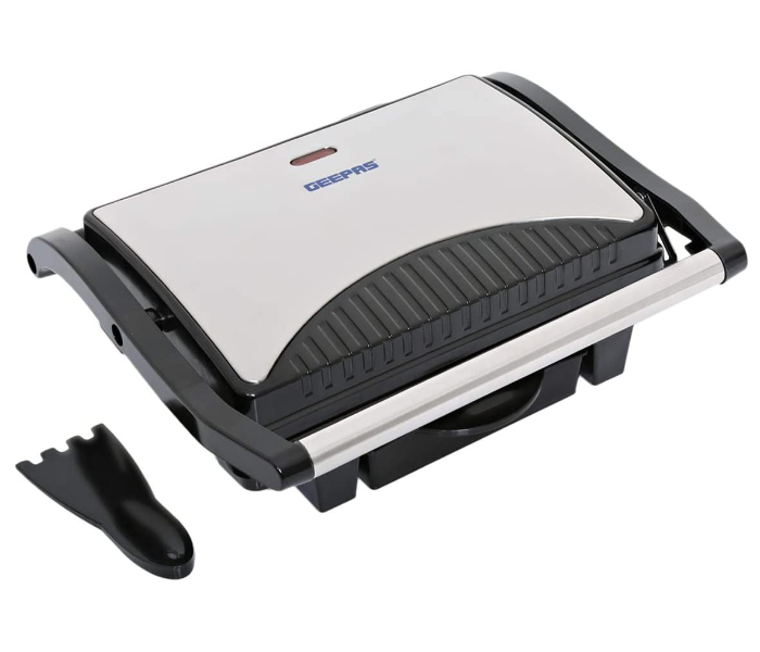 Geepas GGM5394 Grill Maker - Silver - Zoom Image 1