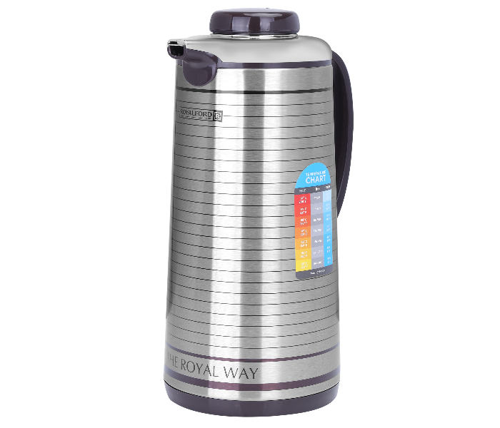 Royalford RF5290 1.6 Litre Vacuum Flask - Silver - Zoom Image 2