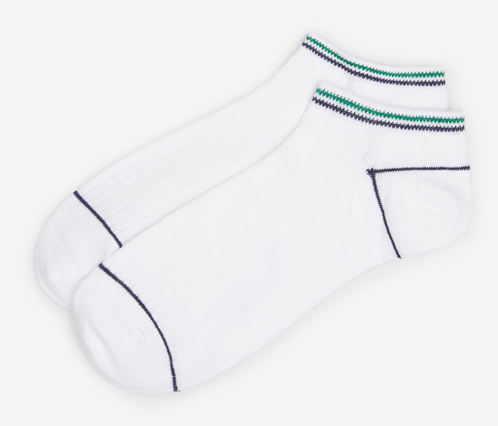 Springfield SS2O Fancy Socks Large For Men - White - Zoom Image 1