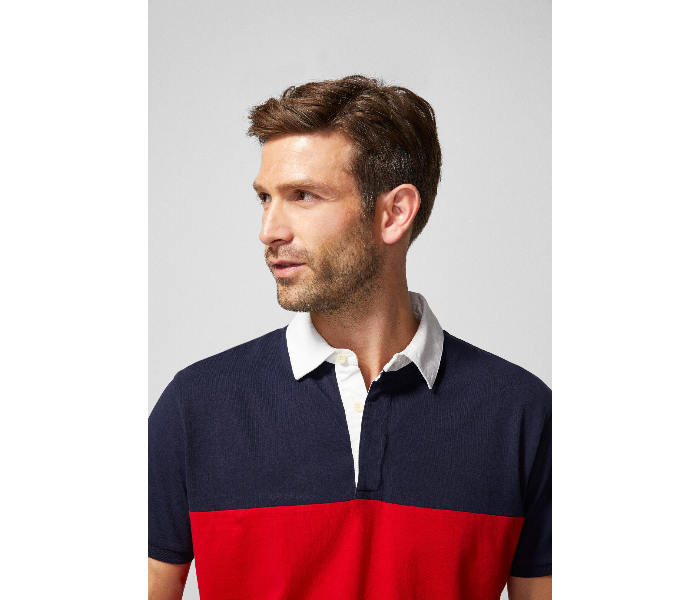 Springfield AW18 Polo Fancy T-Shirt Small For Mens - Blue And Red - Zoom Image 3