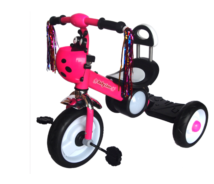 Babylove 25-235  Baby Love Children Tricycle - Pink - Zoom Image