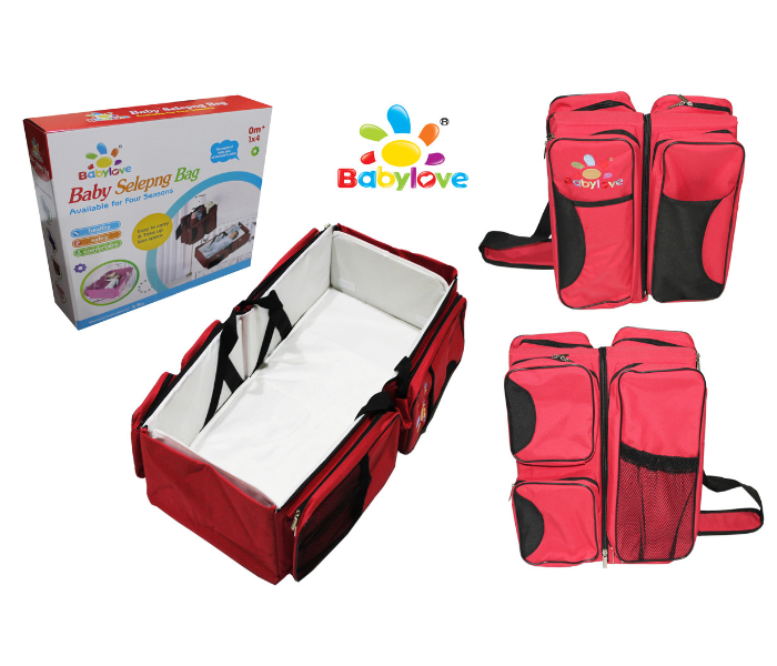 Babylove 33-68012 Baby Love Sleeping Bag Carrier- Red - Zoom Image