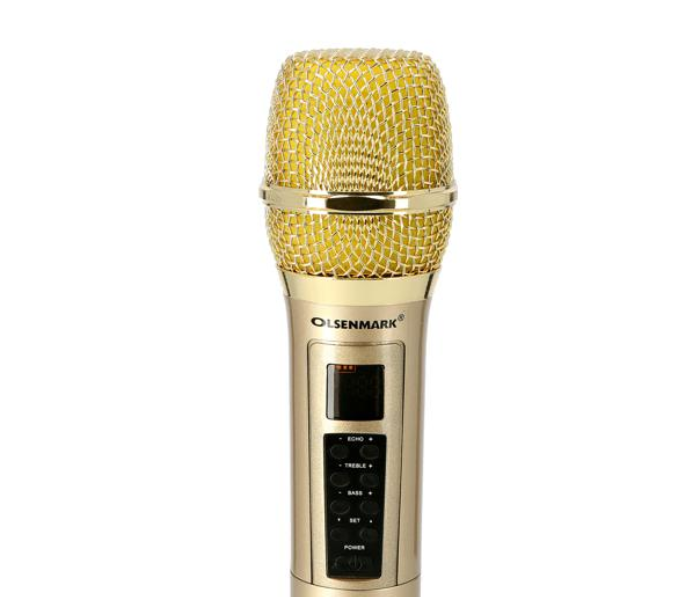 Olsenmark OMMP1275 Professional Dynamic Wireless Microphone - Golden - Zoom Image 4