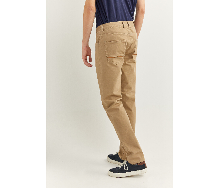 Springfield SS20 5 Pockets Cotton Sport Trousers EU 30 For Men – Beige - Zoom Image 4