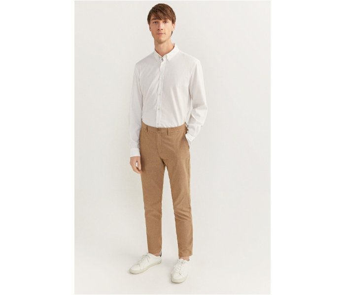 Springfield SS20 Solid Sport Trousers Chinos EU 40 For Men - Camel - Zoom Image 1