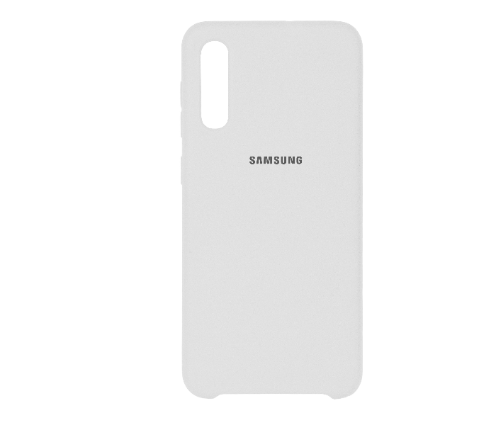 IQ Silicone Case Protector for Samsung A50 - Ceramic White - Zoom Image