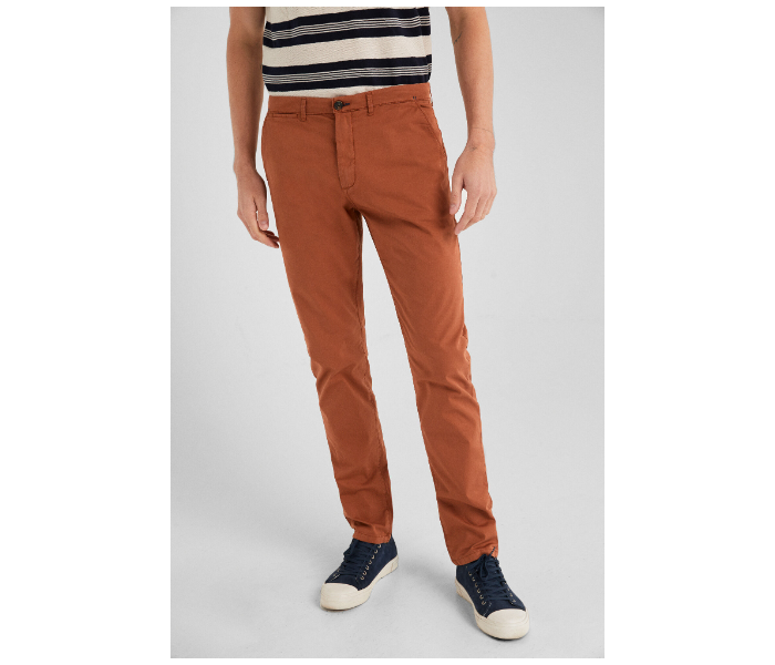 Springfield SS19 Solid Sport Trouser Chinos EU 38 For Men – Light Brown - Zoom Image 4