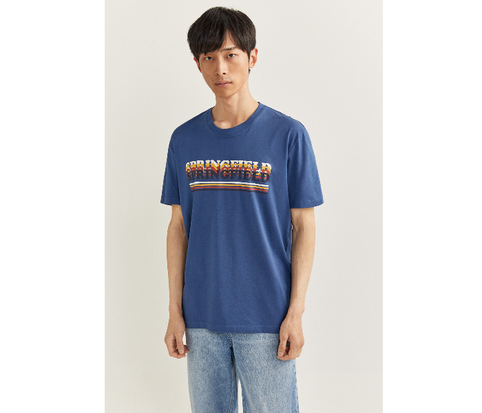 Springfield SS20 SPF Short Sleeve T-Shirt Medium - Sapphire - Zoom Image 4