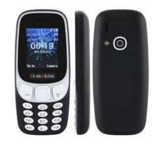 H-mobile 3310 1.7-inch Dual SIM 2G 0.3MP Camera Phone - Black - Zoom Image 3