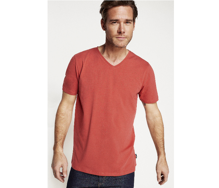 Springfield SPF Short Sleeve T-shirt Extra Large for Men - Coral - Zoom Image 2