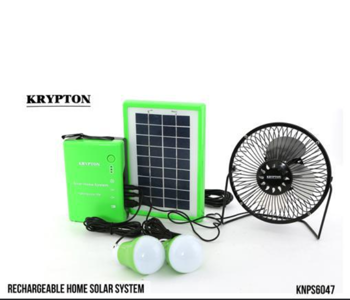 Krypton KNPS6047 Solar Home System - Green - Zoom Image