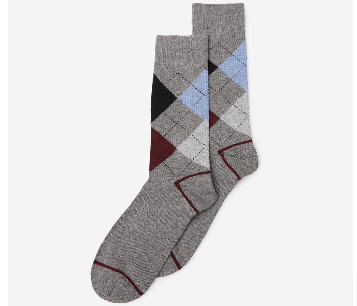 Springfield AW19 Fancy Socks X-Small For Men - Dark Grey - Zoom Image 1