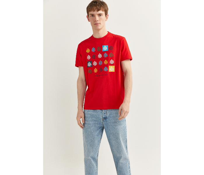 Springfield SS20 SPF Short Sleeve T-Shirt X-Large - Red - Zoom Image 3