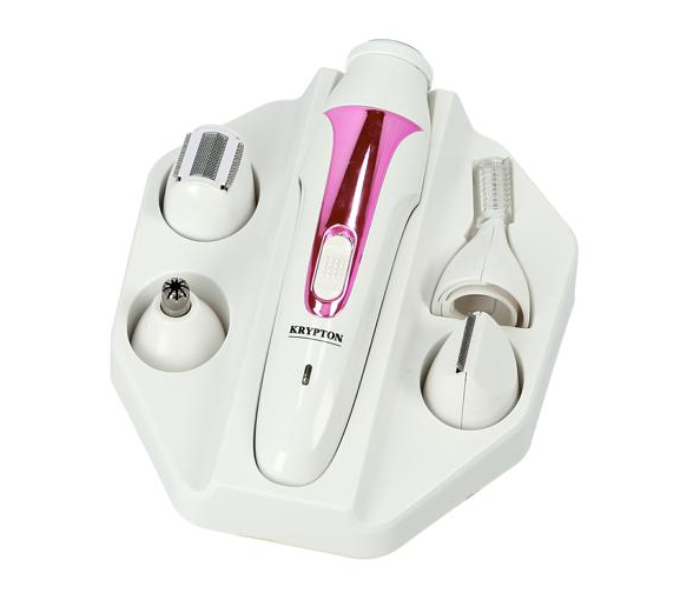 Krypton KNLS6202 Lady Groomer Set - White and Pink - Zoom Image 1