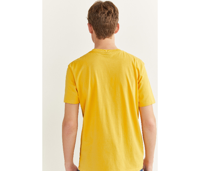 Springfield SS20 SPF Printed Short Sleeve T-shirt Large - Mustard - Zoom Image 3