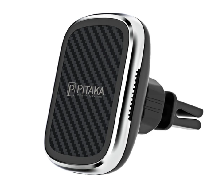 Pitaka MagEZ  Mount Qi Magnetic Car Mount Charger - Silver - Zoom Image 1