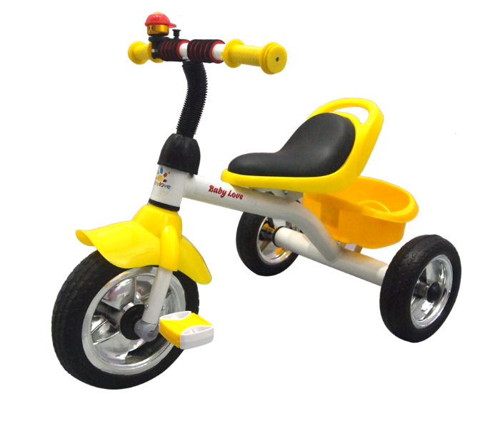 Babylove 25-688  Baby Love Children Tricycle - Yellow - Zoom Image